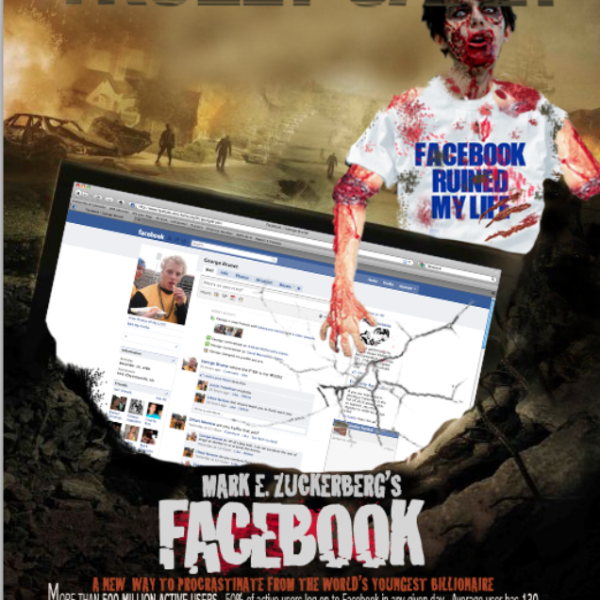 Facebook satire subvertisement made in Photoshop