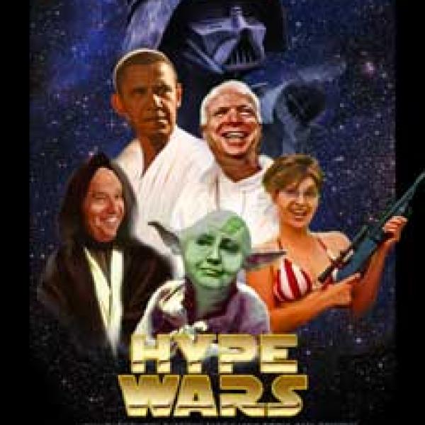 2008 election political satire subvertisement made in Photoshop
