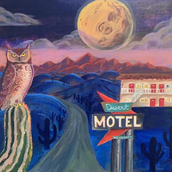 Student painting from Creative Minds RAP