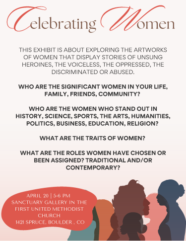 Celebrating Women Event Poster