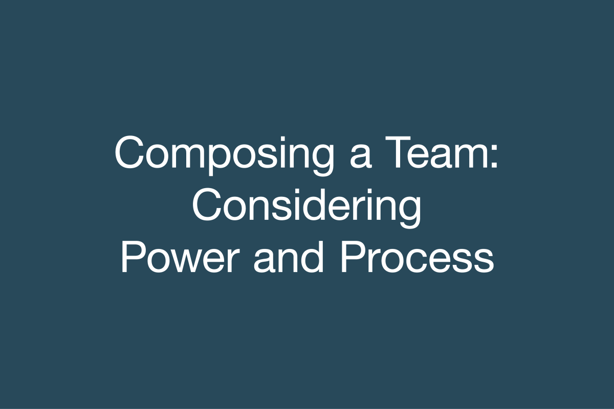 Considering Power and Progress