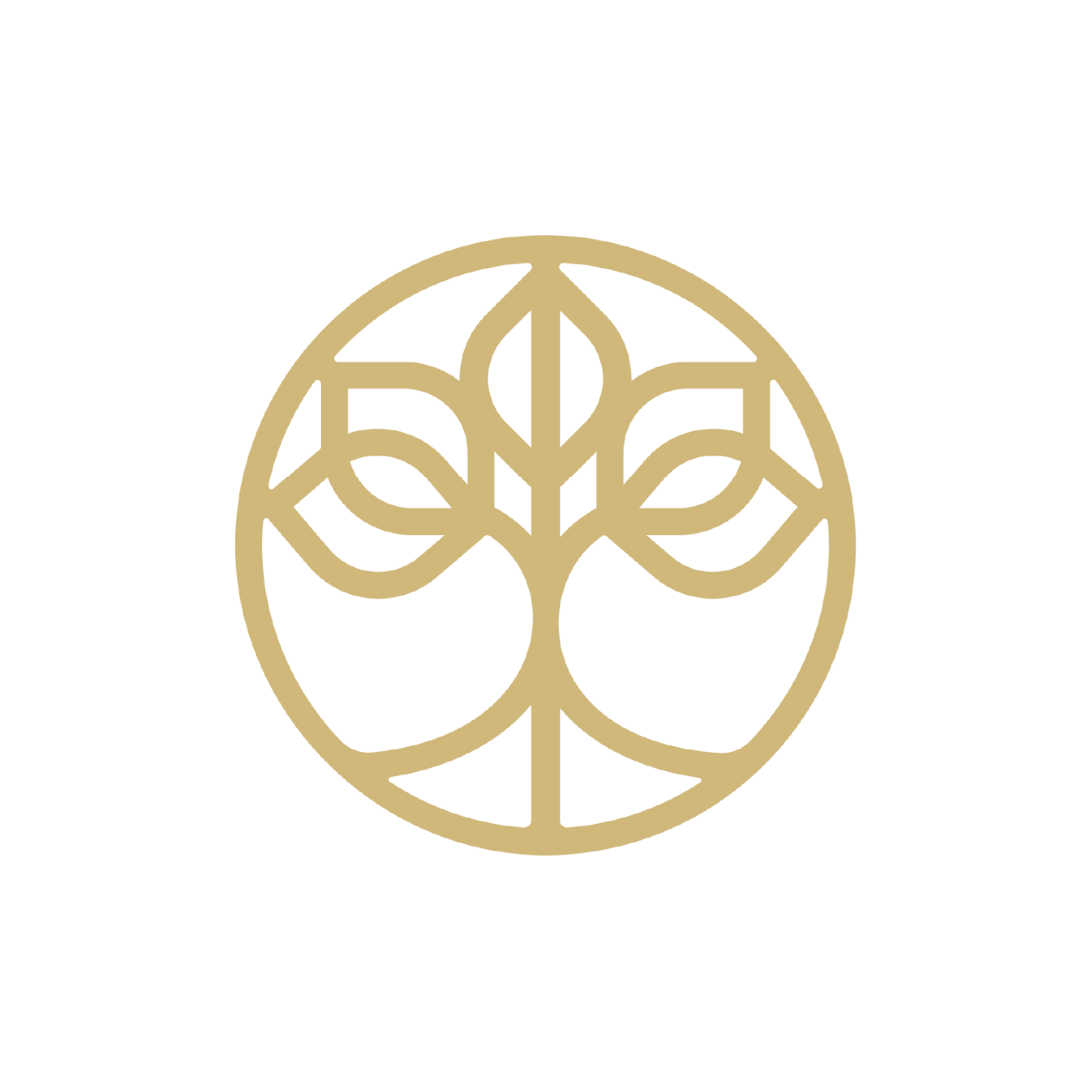 gold crown tree with space
