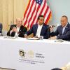 U.S. House Minority Leader Hakeem Jeffries joined U.S. Rep. Joe Neguse, CU experts, and local stakeholders for a talk around gun violence.