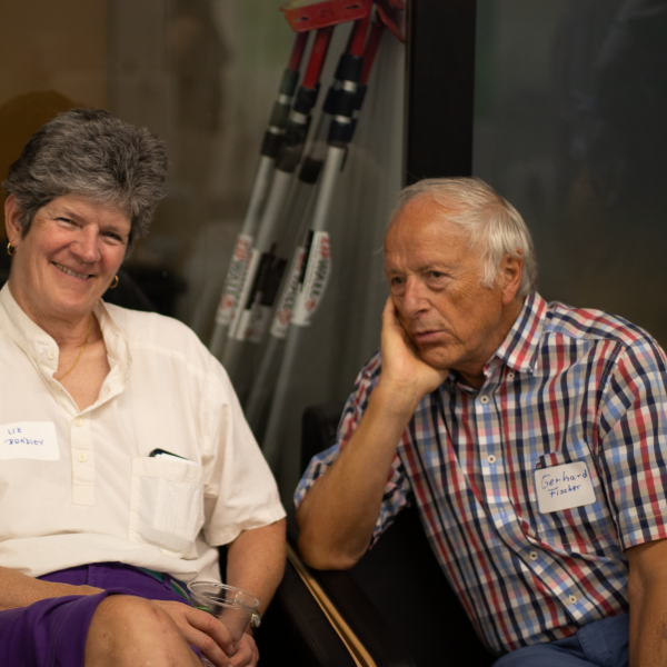 Liz Bradley and Gerhard Fischer
