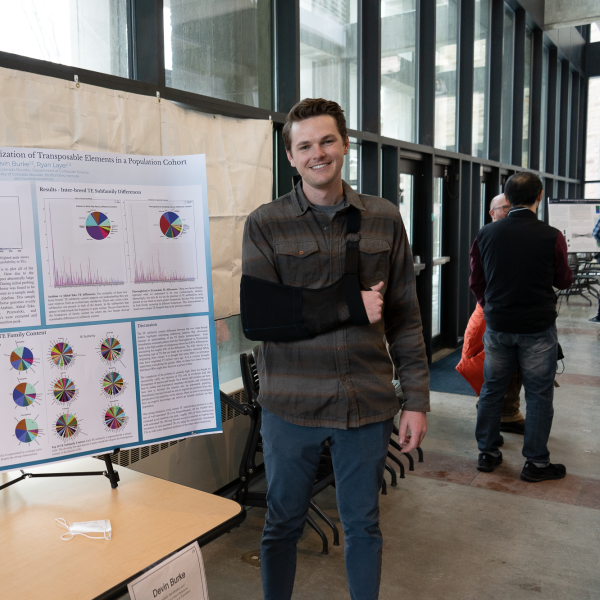 Student at Research Expo Spring 2023