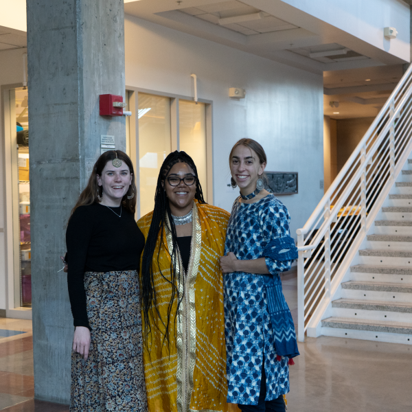 Staff members at the CS Cross cultural celebration