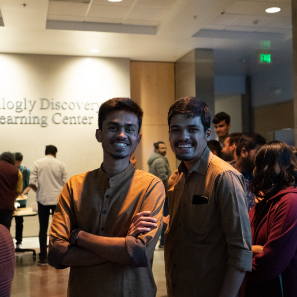 Students at event