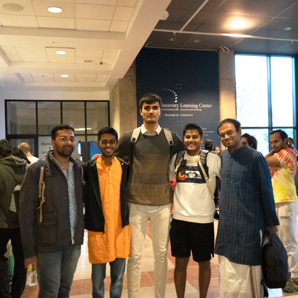 Students at event