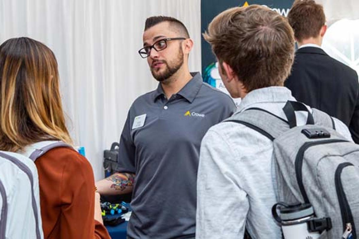 career fair event