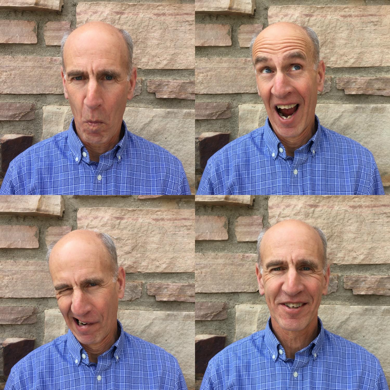 4 headshots fo Bobby Schnabel