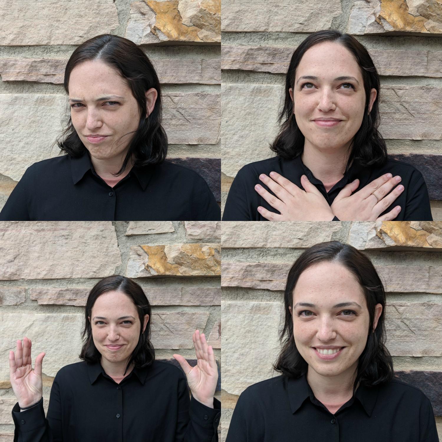 four headshots of orit peleg