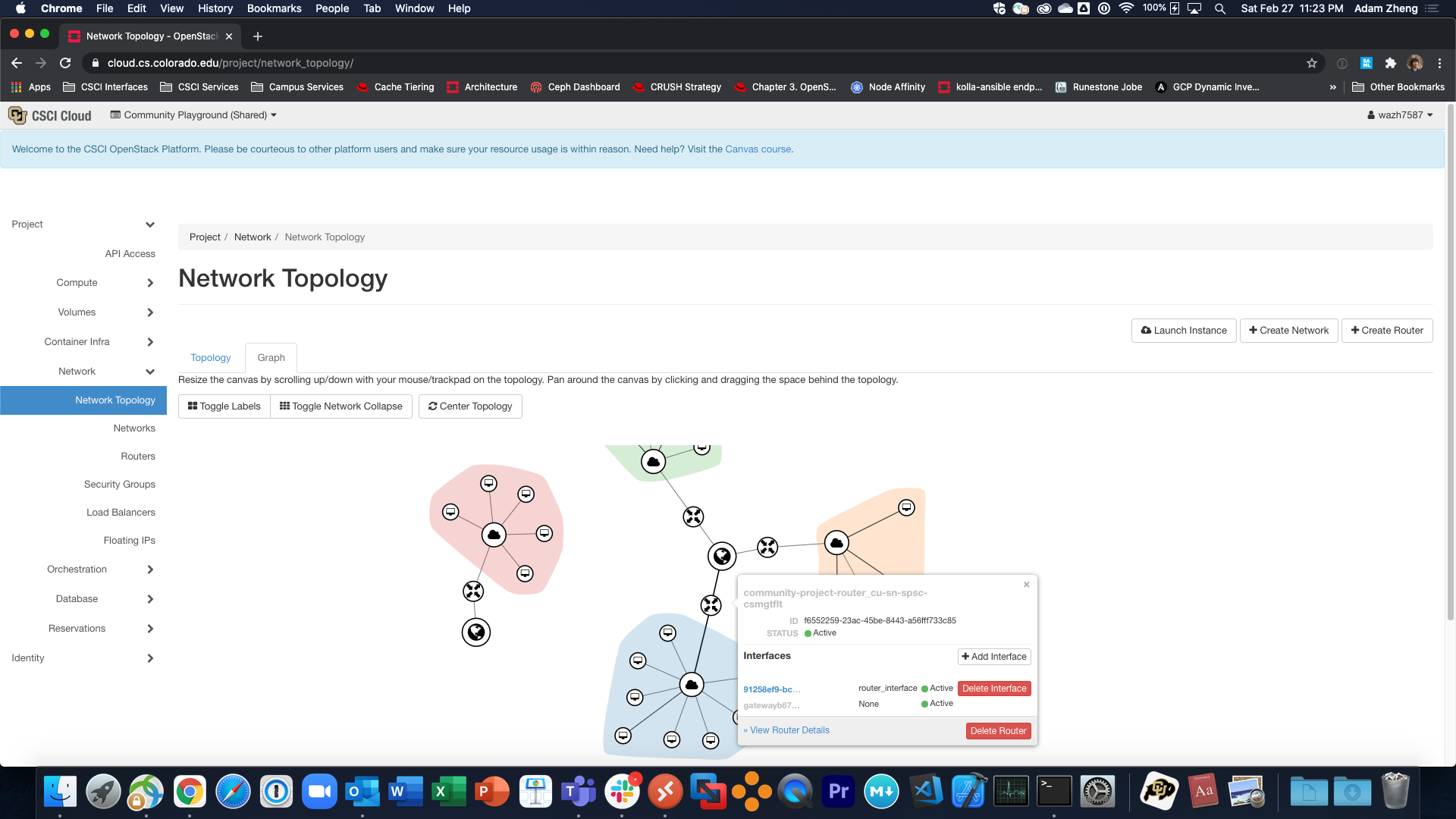 OpenStack Demo Slides - Network Topology Interface