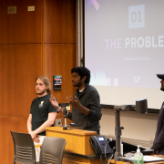 Students present their entreprenurial capstone projects 