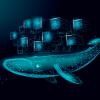 Adobe stock whale made of computer nodes