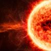 An illustration of a solar flare