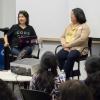 Rupa Dachere, left, leads a panel at DevPulseCon 2015