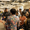 Members of the research expo