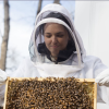 Orit Peleg in a Bee suit