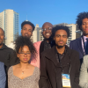 From left to right, back to front: Abiriham Bitew, Abdirahman Ebiso, Algassimou Diallo, Robiel Kennedy, Albashir Ali, Bethlehem Belay, Mohamed Mohamedali and Aaron Asibbey.