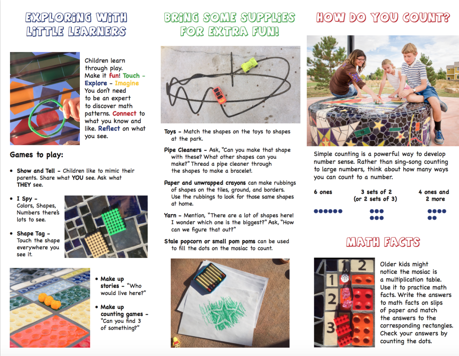 Brochure for little learners