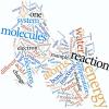 Word cloud representing "Chemistry, Life, the Universe, and Everything."