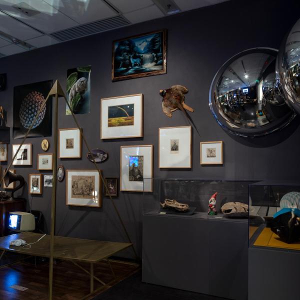 An installation shot of the southwest corner