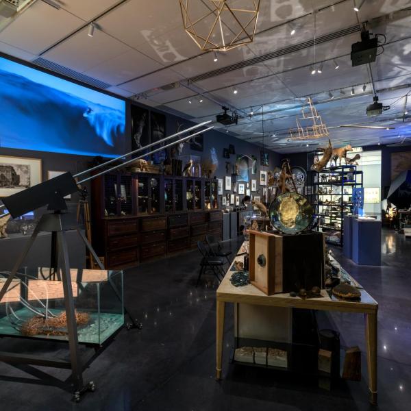 An installation shot from the east end looking west