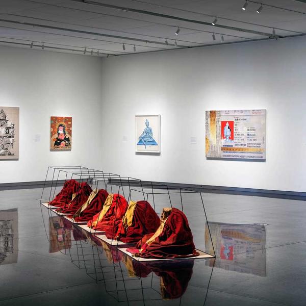 Installation view of the Anonymous exhibition