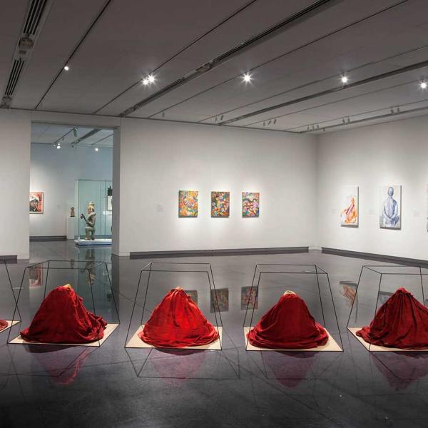 Installation view of the Anonymous exhibition