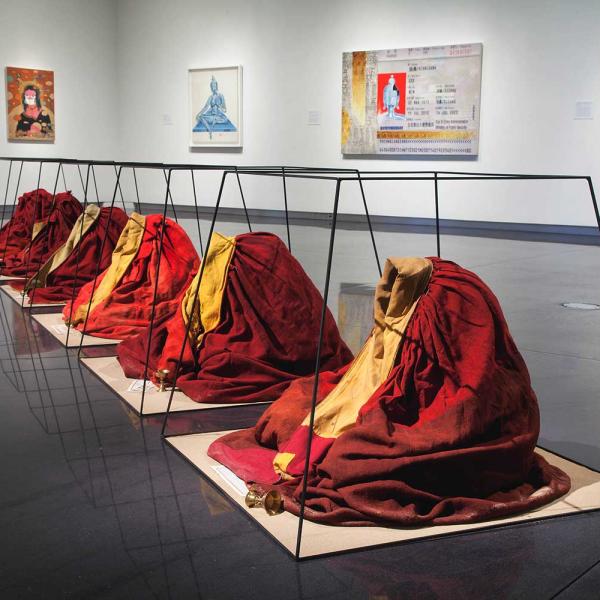 Installation view of the Anonymous exhibition