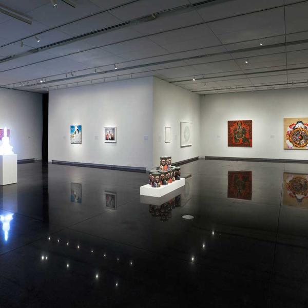 Installation view of the Anonymous exhibition