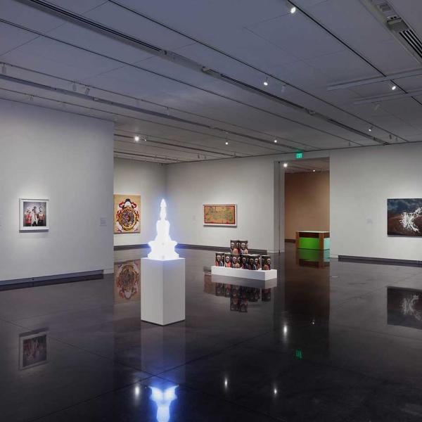 Installation view of the Anonymous exhibition