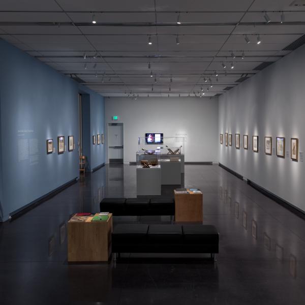 Installation view of the exhibition gallery