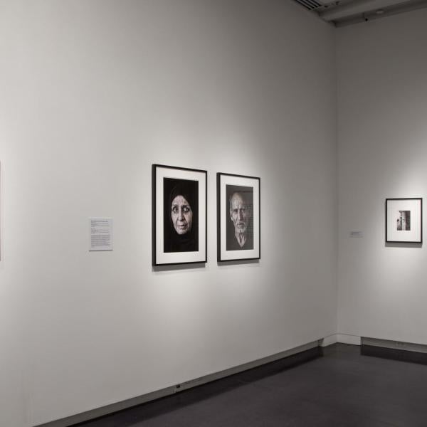 Southwest wall and title wall