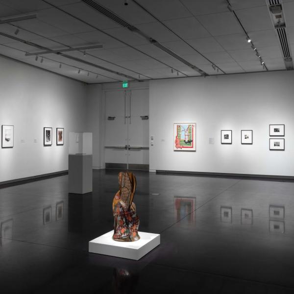 Installation shot of the northern section of the gallery