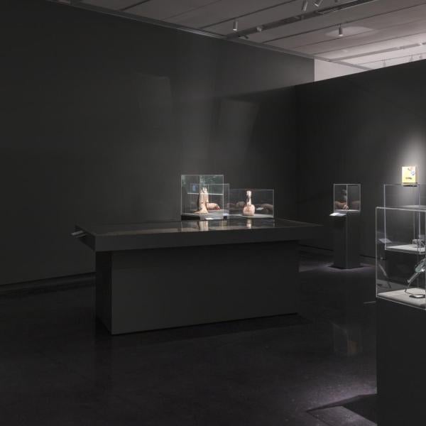 exhibition installation view of the egg museum