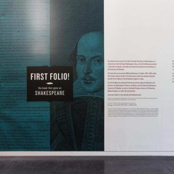 Exhibition title wall