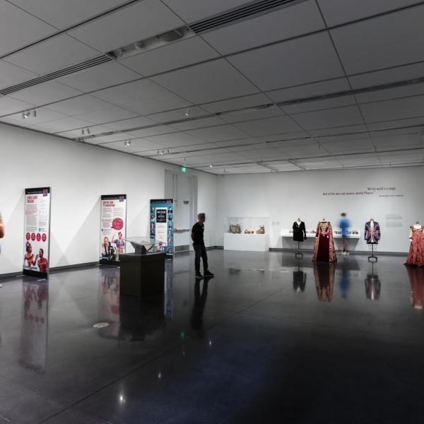 Exhibition installation view from the entrance