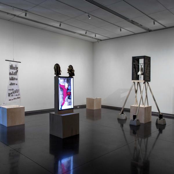 Installation view of phase one of the installation
