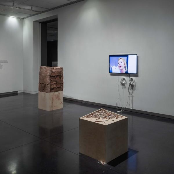 Installation view of phase one of the installation