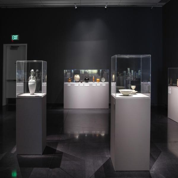 Artifacts on pedestals installation shot