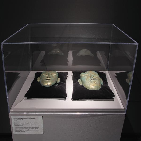 Artifacts on pedestals installation shot