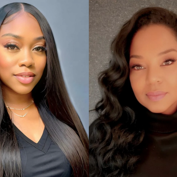 Professional headshots of Charlie Billingsly (left) and Von Ross (right). Both are black women with long dark hair who are smiling at the camera. Charlie has long straight hair, and Von has wavy hair.