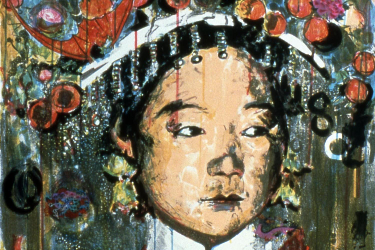print of a woman