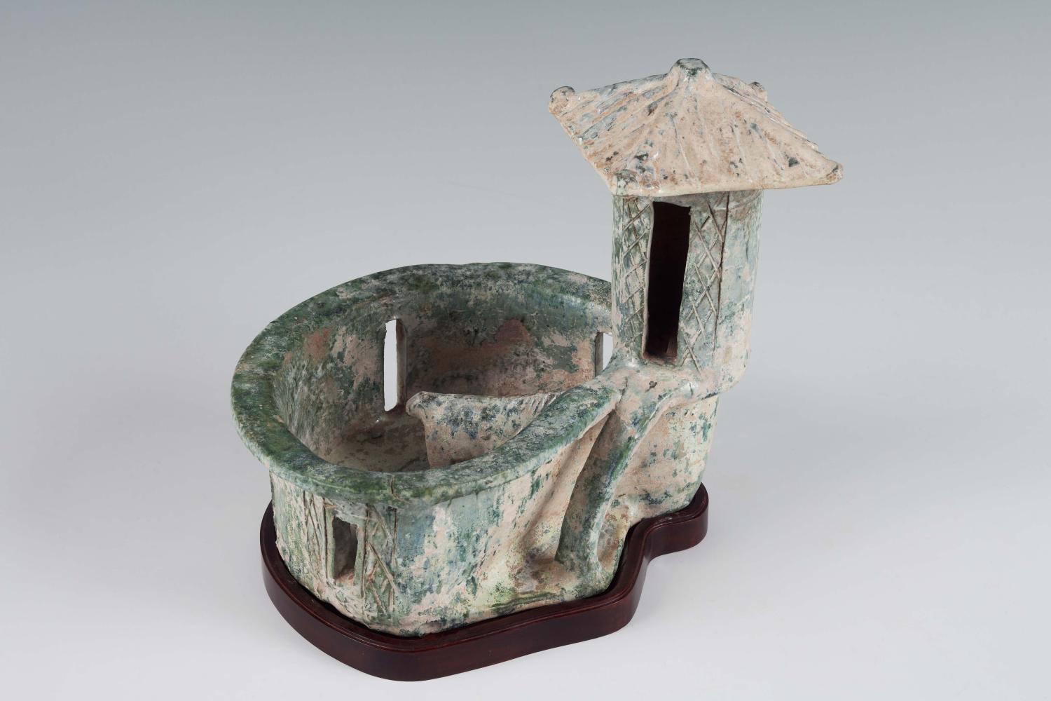 Animal pen with pig inside