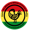 The CAAAS logo, featuring a bird in the center over three horizontal stripes in red, yellow, and green.