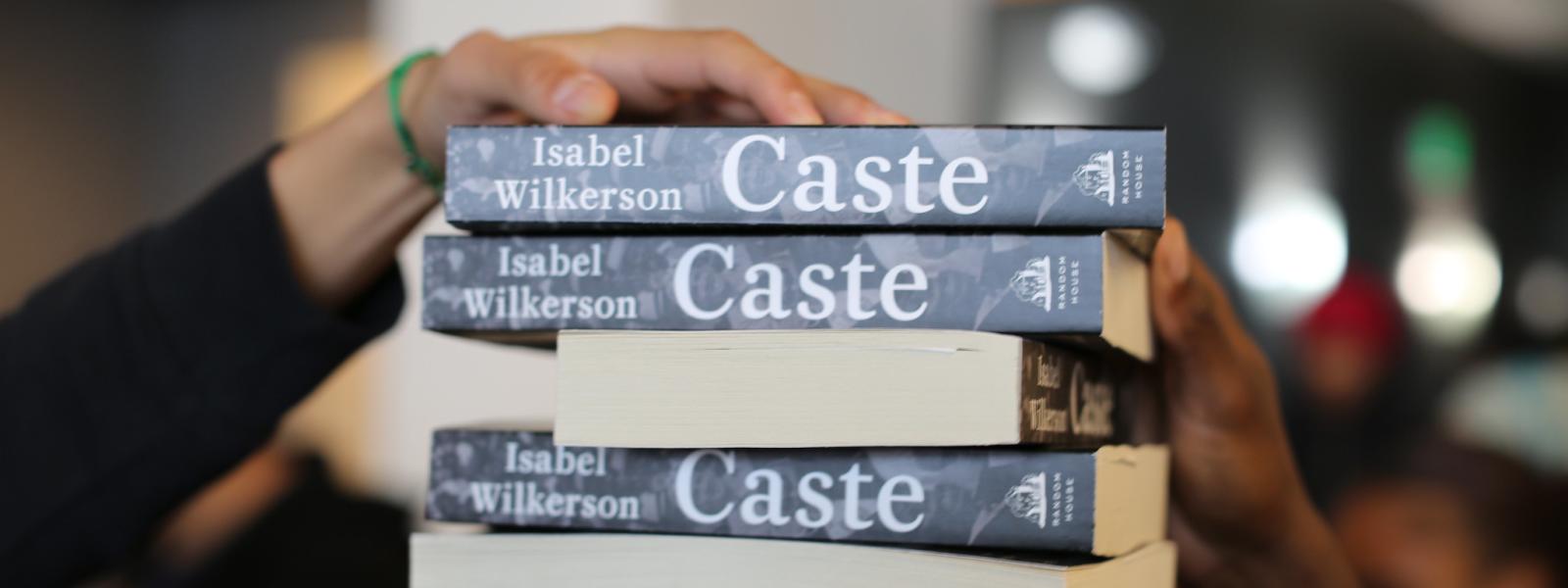 Stack of books 'Caste'