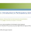 Introduction to Participatory Action Research By Rebecca Kaplan, CU Engage and University of Colorado
