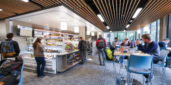 Engineering lobby cafe