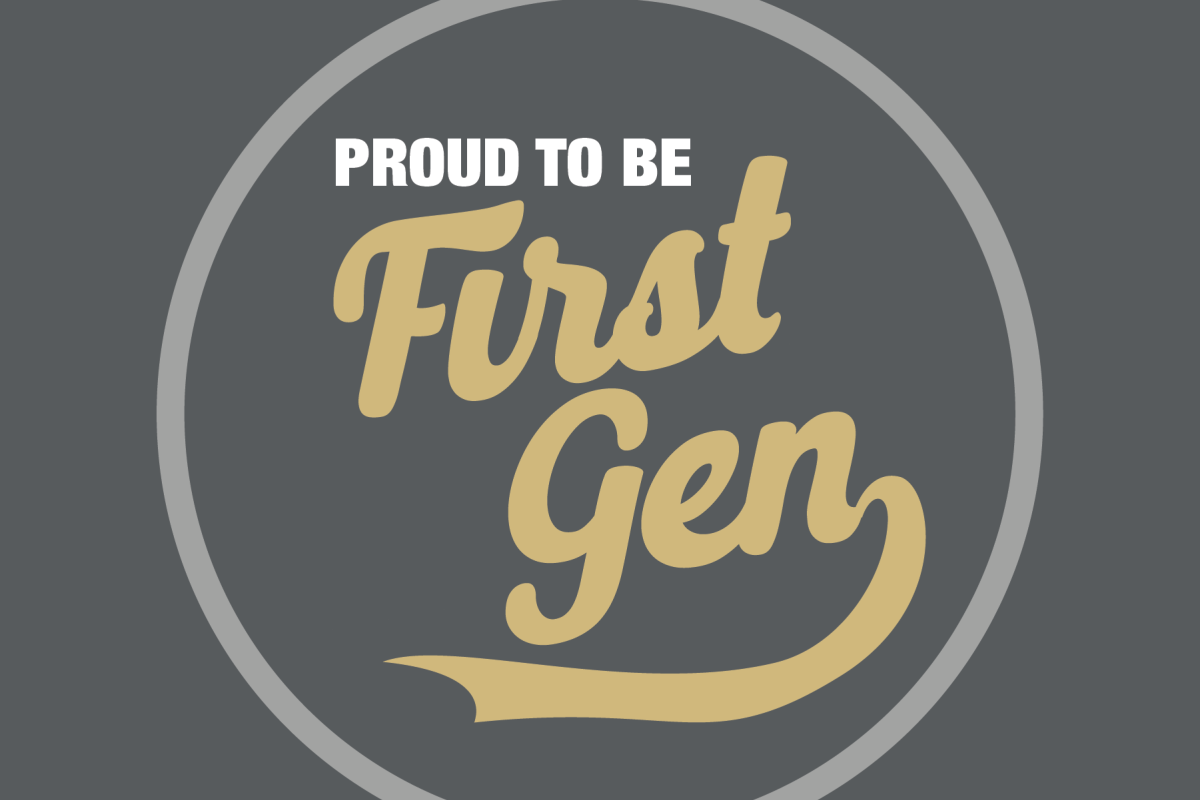 First-Gen logo gray and gold